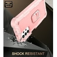 thumbnail image 3 of Case for Samsung A72 5G Case, Galaxy A72 Case, Allytech Slim Fit Rugged 3-Layer Shockproof Protection Hybrid Kickstand Phone Case Cover for Samsung Galaxy A72 5G[NOT for 4G], Rosegold, 3 of 5