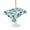 Green, variant on Outdoor Tablecloth with Umbrella Hole for Patio/Picnic/Party/Camping, Teal Green Floral Waterproof Table Cloth Rectangle Table Cover Washable, Vintage Cornflower Leaves Rustic Plants (52"x 70")