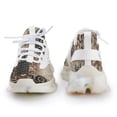 thumbnail image 4 of Euporean Pattern Walking Shoes for Men Woman Lightweight Tennis Fashion Elastic Sports Shoes Cushion Basketball Shoes, 4 of 7
