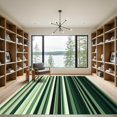 thumbnail image 2 of ODIKA 4' x 6' Machine Washable Non-Slip Area Rug, geometric striped High Traffic Rug, Green, 1274472, 2 of 7