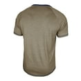 thumbnail image 5 of WRKEKC Men's T-Shirts Pullover Solid Color Color Block Button Pullover Raglan Short Sleeve T Shirt Top Casual Shirt Comfortable Fit, 5 of 6