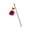 Yellow, variant on HHJZPR Halloween Cat Wand Toy with Feather & Bell, 15.74in Interactive Pet Teaser Stick, 3 Styles Pumpkin Moon Spider Cat Exercise Toy for Kitten Play