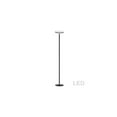 thumbnail image 3 of Torch Floor Lamp - Dimmable Standing Lamp for Living Room, Bedroom, Office - Satin Black Finish - 30W Compatible, 3 of 4