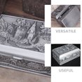 thumbnail image 3 of Metal Jewelry Box Castle Relief Pattern Jewelry Case Alloy Jewelry Case Keepsake Container, 3 of 7