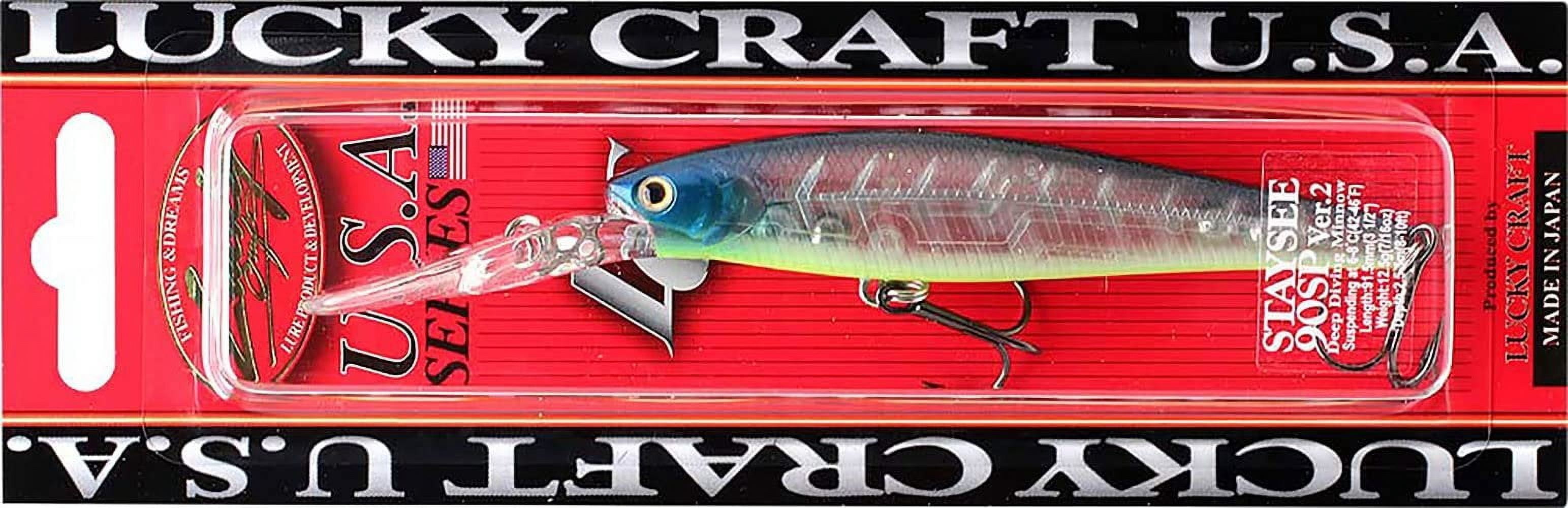 LUCKY CRAFT Staysee 90SP V2 371 Bone Pro-Blue