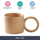 thumbnail image 4 of Taza de café de 300 ml, taza de café con asa grande, adecuada para fiestas familiares en cafeterías., 4 of 5