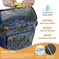 thumbnail image 2 of Tropical Plant Backpack Cooler, Leakproof Insulated Cooler Bag with Palm Leaf Pattern for Beach Vacation, Hiking, Picnic, Lunch Backpack for Men and Women, 2 of 6