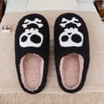 thumbnail image 4 of Pantuflas Peludas Suaves Con Esqueleto Halloween Felpa Antideslizantes para Interior, 4 of 9