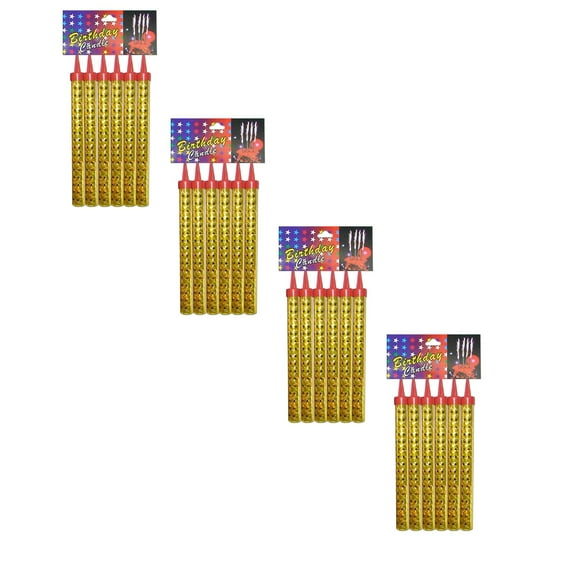 5/4/3/2/1pcs Golden Birthday Cake Firework Candles Birthday Party Firework Cakes Decorative Wedding Bar Restaurant Decor Fountain Candle