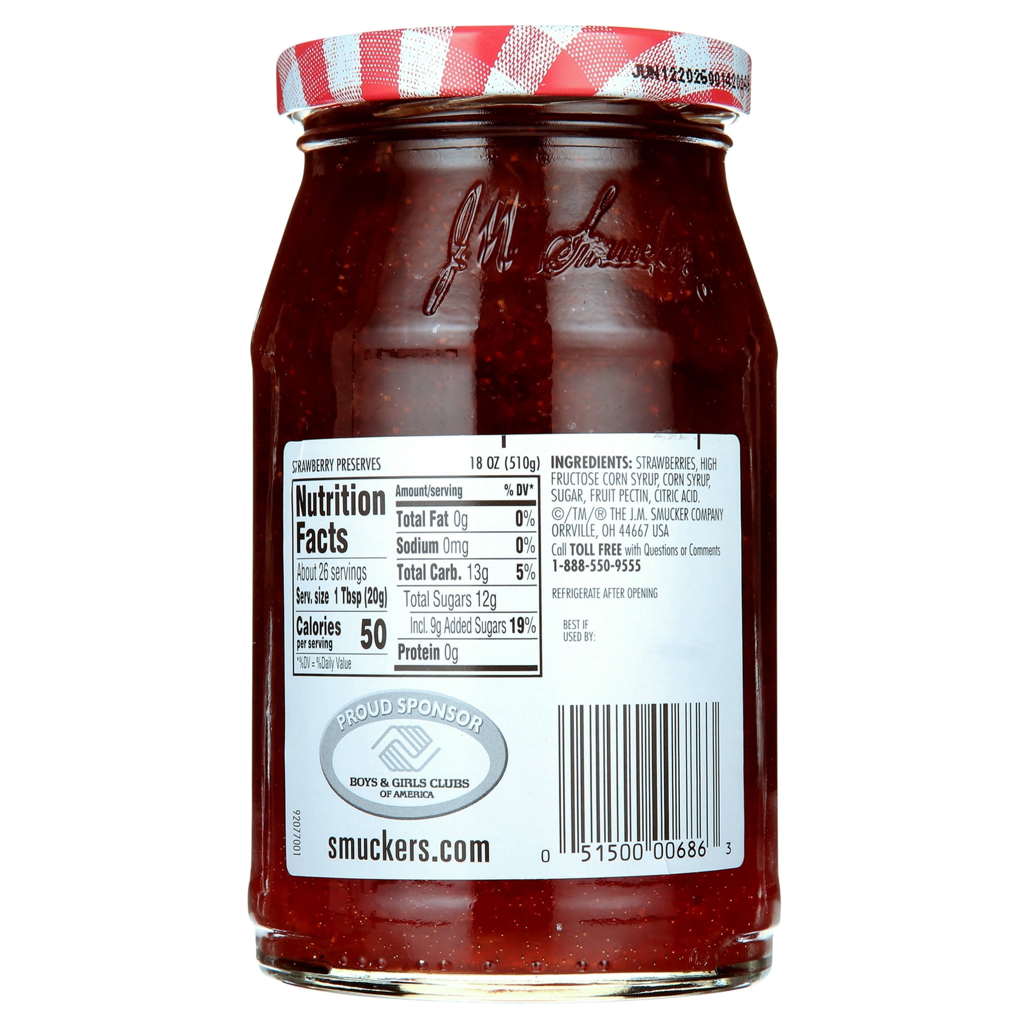 Smucker's Strawberry Preserves, 18-Ounce