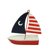 5 "Red, blanc et bleu drapeau américain Décoration de Noël en voilier