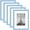 Blue, variant on 8x10 Picture Frame Set of 5, Display Pictures 5x7 with Mat or 8 x 10 Withou, Wall Gallery Photo Frames, Silver