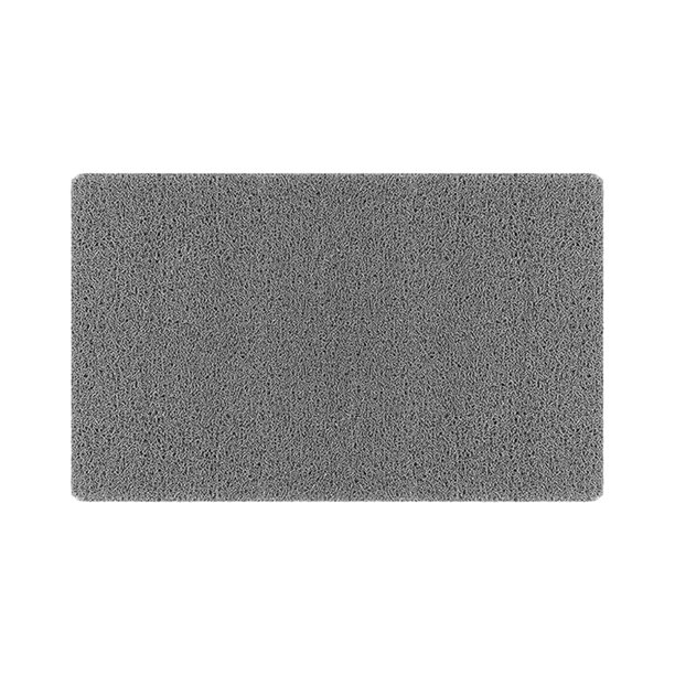 Kearding Estera de ducha duradera y cómoda de PVC para baño relajante, esteras suaves para cabina de ducha con drenaje Juegos de accesorios de baño gris