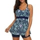 thumbnail image 4 of Mujeres Boy Shorts Bikini Set Traje de Baño con Sujetador Acolchado Push-Up, Casual Sexy Set para Piscina, Mar Y Verano Diario, 4 of 9