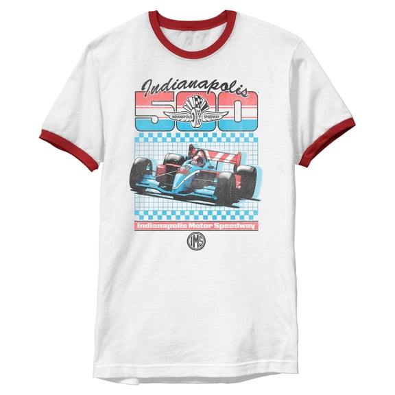 Mens Indy 500 Retro Sport Classic Car T Shirt