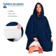 thumbnail image 3 of 2 Sudaderas Cobija Hoodie Mujer Hombre Con Capucha Suave, 3 of 8