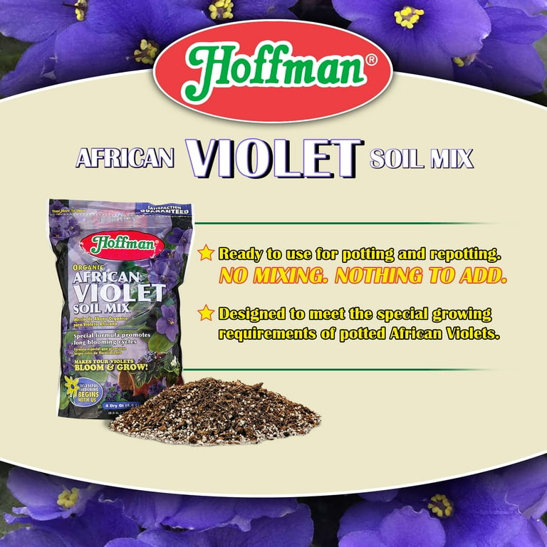 Hoffman 10301 Organic African Violet Soil Mix 4 Quarts