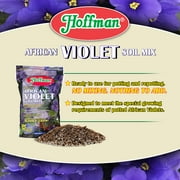 Hoffman Organic African Violet Soil Mix to Promote Long Blooming Cycles and Increase Plant Growth, 4qts