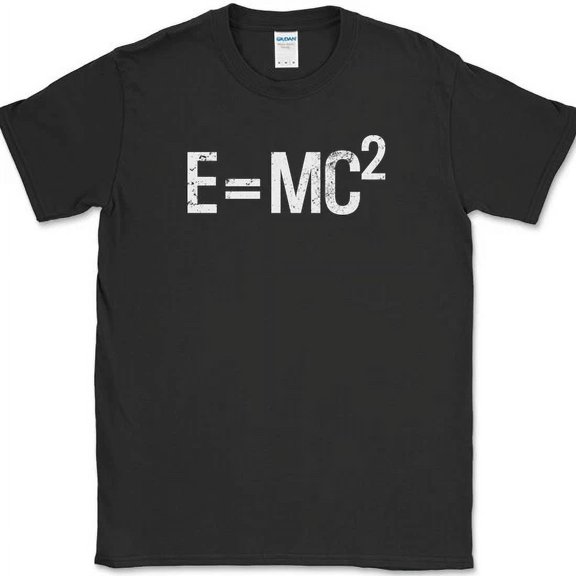 Einsteins Theory E Equals MC2 Funny Science Math Humor Gift Unisex T Shirt up to 5XL