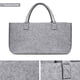 thumbnail image 5 of 5X Monedero de Fieltro, Bolsa de Almacenamiento de Fieltro Bolsa de Compras Informal de Gran Capacidad - Gris, 5 of 6