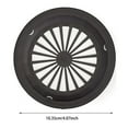 thumbnail image 4 of 10 Inch Paper Plate Holders Reusable Round Paper Plate Holder Set with Snap-In Grooves for Dinner Dishwasher Safe Black, 4 of 4