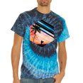 thumbnail image 2 of Wild Bobby, Surfer Walkign Across Beach Sunset, Streetwear, Tie-Dye Tees, Evening Sky, Small, 2 of 3