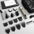 thumbnail image 3 of FVLOENG Hair Clipper for Men, 19 in 1 Electric Beard Trimmer, Home Travel Cordless Shaver Razor with LED Display for Hair, Facial, Nose Hair Cutting, Grooming Kit with Storage Bag, 3 of 10