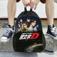 thumbnail image 6 of Initial D Backpack, Travel Laptop Backpack, Casual Daypack for College, Unisex Computer Bag Fits 15 Inch Notebook, 6 of 8