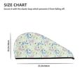 thumbnail image 2 of Xecao Honey Bees And Flowers Print Hair Towel, Hair Turbans for Wet Hair, Drying Hair Wrap for Curly Hair Women,Coral Velvet Dry Hair Cap,Dry Hair Hat, 2 of 6