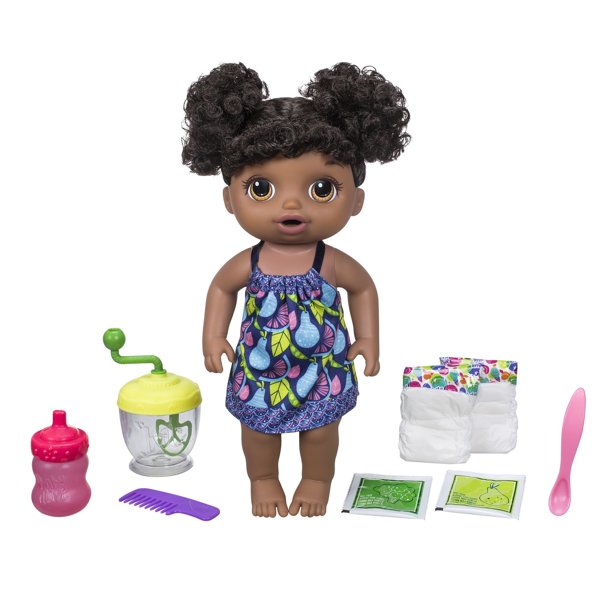 Baby Alive Sweet Spoonfuls Baby Doll Girl (Black Hair)