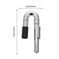 thumbnail image 4 of LIFKOME 1Pc Practical Flute Manual Elbow Silver Nickel Plated Durable Flute Accessories, 4 of 8