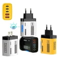 thumbnail image 2 of 240W Fast Charging Wall Charger, 3PD + 2USB Ports, US/EU Plug, LED Indicator, Smart Charging Head for Mobile Phones, 2 of 8