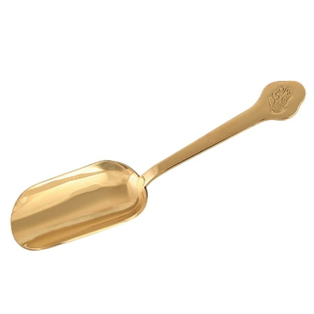 

Meizhencang Tea Spoon Heat-resistant Anti-rust Copper Non-stick Shiny Tea Coffee Scoop Dinnerware Supplies