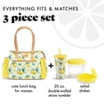 thumbnail image 2 of Medport 2900FFSC3000 Foundry Fit & Fresh Copley Lemon Spring Deluxe Lunch Tote Bag, 2 of 6