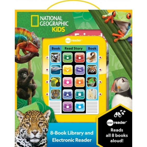 National Geographic Kids: Me Reader 8-Book Library and Electronic Reader Sound Book Set (Hardcover)