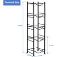 thumbnail image 5 of 5 Gallon Water Jug Holder Water Bottle Storage Rack 5-Tier, Black, 5 of 8