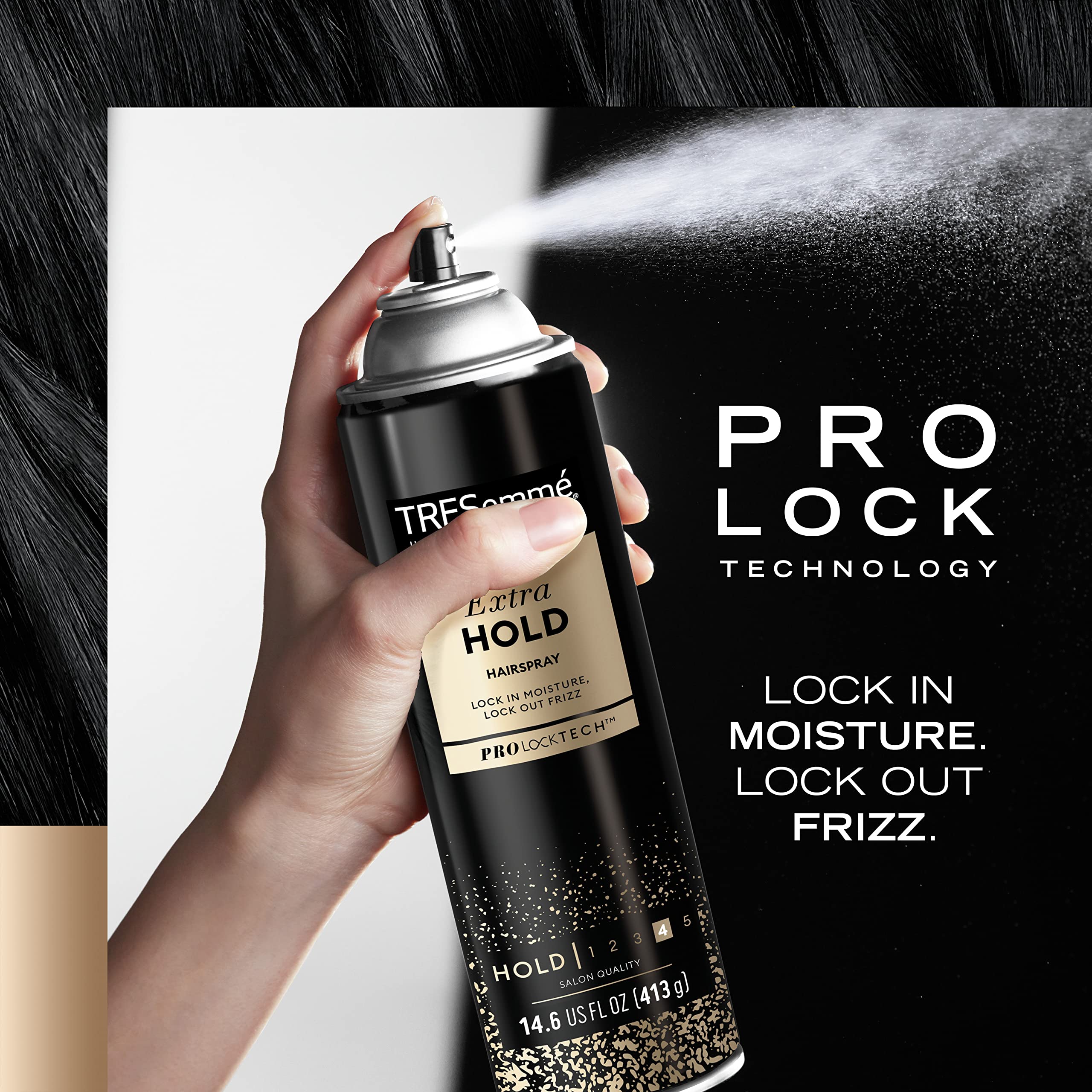 TRESemme Extra Hold Lock In Moisture Hairspray, 14.6 oz - image 5 of 7