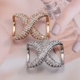 thumbnail image 2 of 2PCS Aleación Bufanda Diapositiva/Anillo/Clip y Camiseta/Chal/Cintura Hebilla Moda Rhinestone Suave Bufandas Clips Broche de Seda Envoltura de Ropa Sujetar Titular Accesorios de Decoración de Moda Oro, 2 of 6