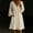Beige, variant on DuoJiaJ Womens Casual Dress, V Neck Long Sleeve Loose Fit Dresses Beige S-2XL