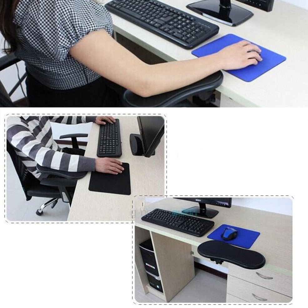 Desk Attachable Cmputer Table Arm Support Mouse Pads Arm Wrist Rests F07# 