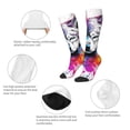 thumbnail image 5 of Vsdgher Cool Colorful Wolf Print Thigh High Socks Extra Long Stretchy Sock Women Over Knee High Opaque Stocking Daily Wear, 5 of 5