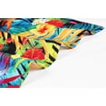 thumbnail image 4 of LA LEELA Men's Standard Beachwear Sarong Pareo Wrap One Size Ebony, Floral Summer Vacation Aloha, 4 of 4