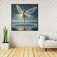 thumbnail image 4 of Diamond Art Kit for Adults, 5D DIY Fairy Angel Wings Diamond Painting Kit for Adults Beginners, Diamond Dot Kit, Home Wall Decor Arts and Crafts 16×16 Inch Unframed,Ballet, 4 of 8