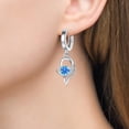 thumbnail image 3 of Pendientes Mujeres Corazón Señoras Pendientes Corazón Eterno Largo Cristal Moda Temperamento Pendientes Colgante, 3 of 5