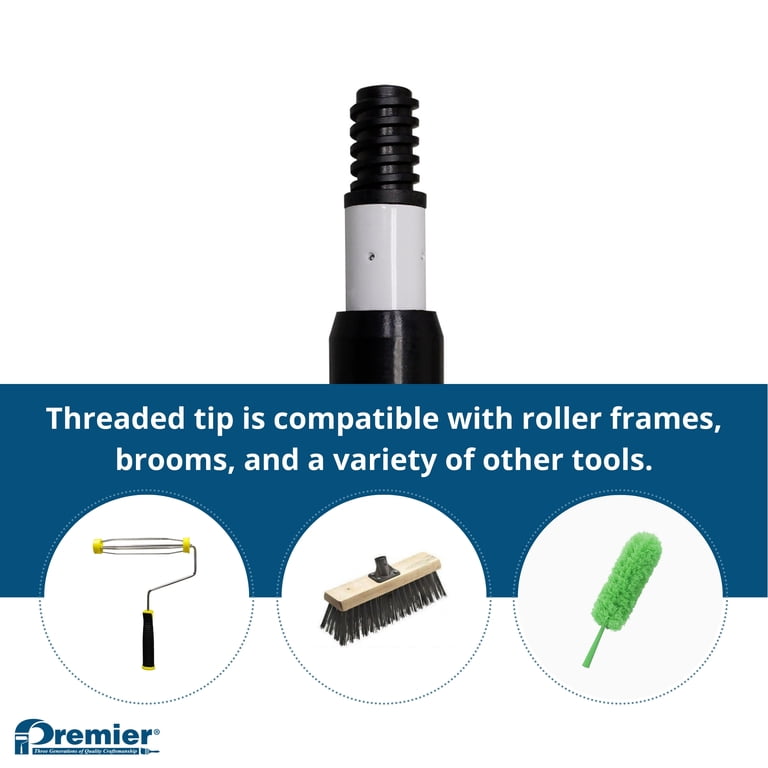 Premier Paint Roller 4-8ft Metal Extension Pole photo 2