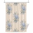 thumbnail image 2 of Shower Curtains for Bathroom-72"x72",Farmhouse Blue Hydrangea Waterproof Bath Curtain Grommet Shower Curtain Set with Hooks,, 2 of 9