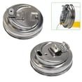 thumbnail image 6 of 1PCS Mason Jar Pour Lid, Stainless Steel Wide Mouth Mason Jar Pitcher Spout Lid Accessories ColdResistant Material for Drinks Coffee Cups, 6 of 9