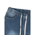 thumbnail image 3 of Victorious Men's Slim Fit Biker Denim Jogger Jeans JG873 - Indigo - Medium, 3 of 6