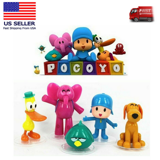 7 piezas Pocoyo Toys-figura de acción muñeca de juguete-- Sailing  Electrónica