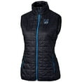 thumbnail image 2 of Women's Cutter & Buck Navy New Hampshire Wildcats Rainier Eco PrimaLoft Full-Zip Puffer Vest, 2 of 3
